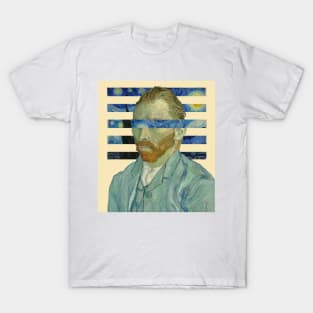 Van Gogh With Stary Night T-Shirt